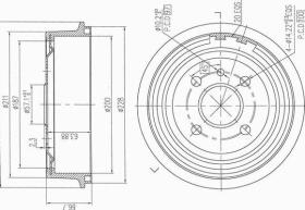 AP XENERGY X654002 - TAMBOR OPEL ASTRA F