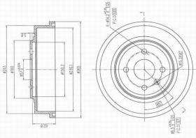 AP XENERGY X654391 - TAMBOR OPEL ASTRA