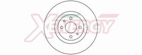 AP XENERGY X602014 - DISCO FRENO ANT.OPEL CALIBRA VECTRA SAAB 900