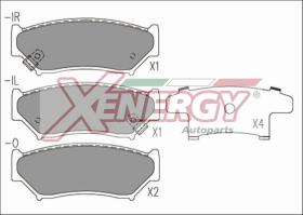 AP XENERGY X40585 - PASTILLAS CHEVROLET GEO GEO TRACKER SUZ. SIDEKICK S