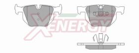 AP XENERGY X40921 - PASTILLAS BMW 3 SERIE