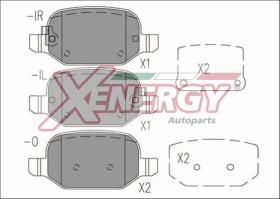 AP XENERGY X41171 - PASTILLAS FIAT 500L 0.9 NATURAL POWER 1.3 MJT 1.4/1.6 POST