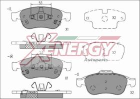 AP XENERGY X41174 - PASTILLAS ANT.500 X JEEP RENEGADE