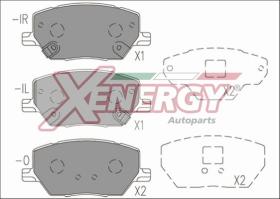 AP XENERGY X41175 - PASTILLAS ANT. 500 X JEEP RENEGADE