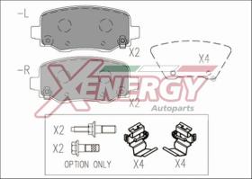 AP XENERGY X41176 - PASTILLAS POST FIAT 500X-JEEP RENEGADE