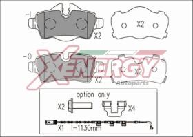 AP XENERGY X41178 - PASTILLAS MINI COOPER (R50. R56) CABRIOLET,CLUBMAN,COUPE'.