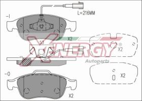 AP XENERGY X41182 - PASTILLAS ALFA ROMEO GIULIETTA 1.4/1.6/2.0