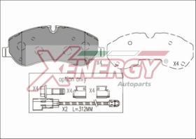 AP XENERGY X41183 - PASTILLAS FRENO