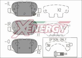 AP XENERGY X41193 - PASTILLAS FIAT PANDA