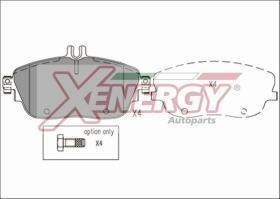 AP XENERGY X41195 - PASTILLAS MERCEDES BENZ A,B,CLA,GLA