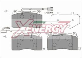 AP XENERGY X41200 - PASTILLAS ALFA 159 2.4 JTDM 3.2 JTS