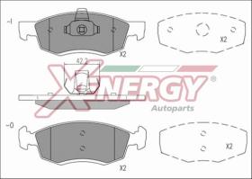 AP XENERGY X41206 - PASTILLAS DACIA LOGAN STATION WAGON 1.4. 1.6. 1.6 16V. 1.5 D