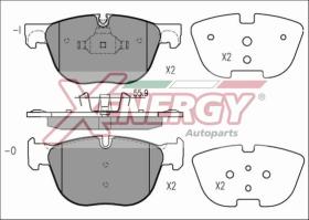 AP XENERGY X41214 - PASTILLAS BMW X5 (E70) 3.0I. 3.0D. 4.8I 02/07-> FRONT