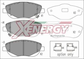 AP XENERGY X41215 - PASTILLAS TOYOTA AVENSIS/ VERSO 08-> FRONT