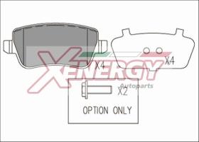 AP XENERGY X41220 - PASTILLAS FIAT CROMA 1.9JTD16V POST