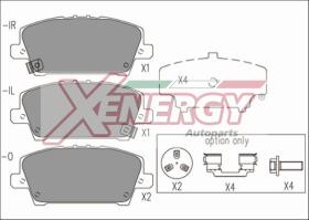 AP XENERGY X41221 - PASTILLAS HONDA CIVIC VII AND HATCHBACK 01/06->