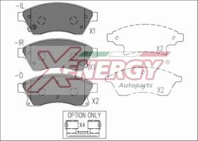 AP XENERGY X41226 - PASTILLAS CHEVROLET CRUZE 05/09-> FRONT