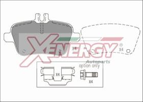 AP XENERGY X41227 - PASTILLAS MERCEDES BENZ A,B,CLA,GLA,SLK