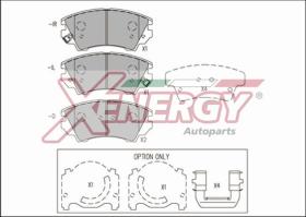 AP XENERGY X41229 - PASTILLAS OPEL/ VAUXHALL INSIGNIA FRONT 17" 07/08->