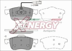 AP XENERGY X41230 - PASTILLAS ALFA ROMEO GIULIETTA 1.4 TURBO. 2.0 JTD 05/10->