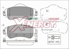 AP XENERGY X41231 - PASTILLAS CITROEN C4 ALL MODELS 11/09-> DS4 1.6 HDI 110 04/1