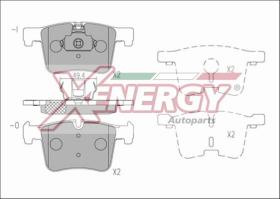 AP XENERGY X41234 - PASTILLAS BMW X3 20DX. 20IX. 28IX. BIS 10/2011/ X3 35IX (F25