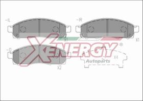 AP XENERGY X41239 - PASTILLAS NISSAN NV200