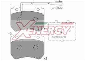 AP XENERGY X41241 - PASTILLAS ANT ALFA ROMEO 159 09/05->