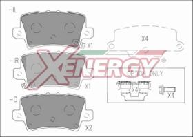 AP XENERGY X41243 - PASTILLAS HONDA CIVIC VII AND HATCHBACK AND TYPE R 01/06-> R