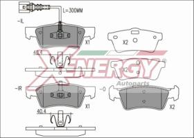 AP XENERGY X41249 - PASTILLAS VOLKSWAGEN T5 MAXI POST.