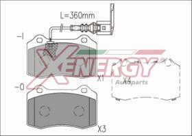 AP XENERGY X41251 - PASTILLAS IBIZA IV/IBIZA IV CUPRA R/ LEON 05/03->