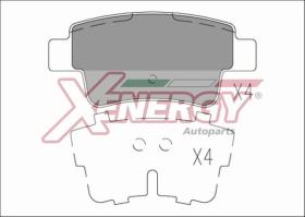 AP XENERGY X41260 - PASTILLAS OPEL CORSA D 1.0. 1.2. 1.3 CDTI 75-90 HP. 1.4. 1.7