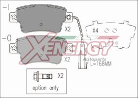 AP XENERGY X41263 - PASTILLAS FIAT PUNTO EVO/GRANDE PUNTO(199)