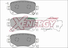 AP XENERGY X41266 - PASTILLAS CHRYSLER VOYAGER FREEMON JEEP COMPASS