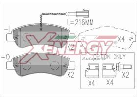 AP XENERGY X41270 - PASTILLAS CITROEN JUMPER-FIAT DUCATO-PEUGEOT BOXER POST