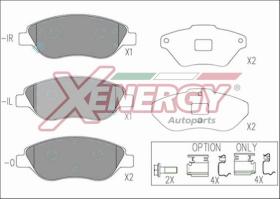 AP XENERGY X41278 - PASTILLAS FIAT TIPO