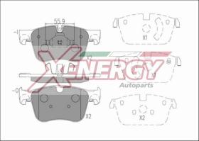 AP XENERGY X41282 - PASTILLAS CITROEN C4-PEUGEOT 308, 3008