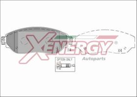 AP XENERGY X41283 - PASTILLAS OPEL VIVARO B-RENAULT TRAFFIC III