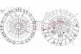 AP XENERGY VKFTA700814 - KIT EMBRAGUE FIAT PANDA (141)750-0.9-1000 UNO CINQ.SEIC.Y10