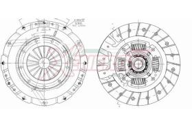 AP XENERGY VKFTB15 - KIT EMBRAGUE FIAT IDEA 1.3 MJT 16V-LANCIA MUSA 1.3 MJT KIT 3