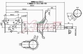 AP XENERGY X042335 - KIA CARNIVAL I,II GAS ANT DX