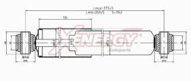 AP XENERGY X056345 - Amortiguadores Nissan Pathfinder III gas posterior