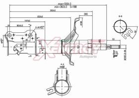 AP XENERGY X043335 - KIA CARNIVAL I,II GAS ANT SX