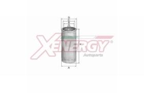 AP XENERGY X1530400 - FILTRO CALBURANTE