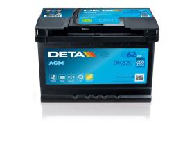 BATERIAS DK620 - Batería de arranque / DETA AGM 62AH 680EN