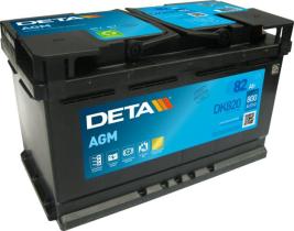 BATERIAS DK820 - Batería de arranque - DETA AGM 82AH 800EN