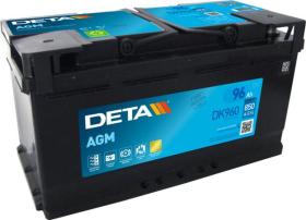 BATERIAS DK960 - Batería de arranque - DETA AGM 96AH 850EN