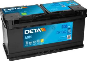 BATERIAS DK1060 - BATERÍA DE ARRANQUE - DETA AGM 106AH 950EN