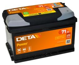 BATERIAS DB712 - BATERIA SERIE DETA POWER 71AH 670EN