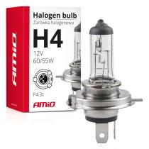 AMIO 01268 - BOMBILLA HALÓGENA H4 12V 60/55W UV FILTER (E4)